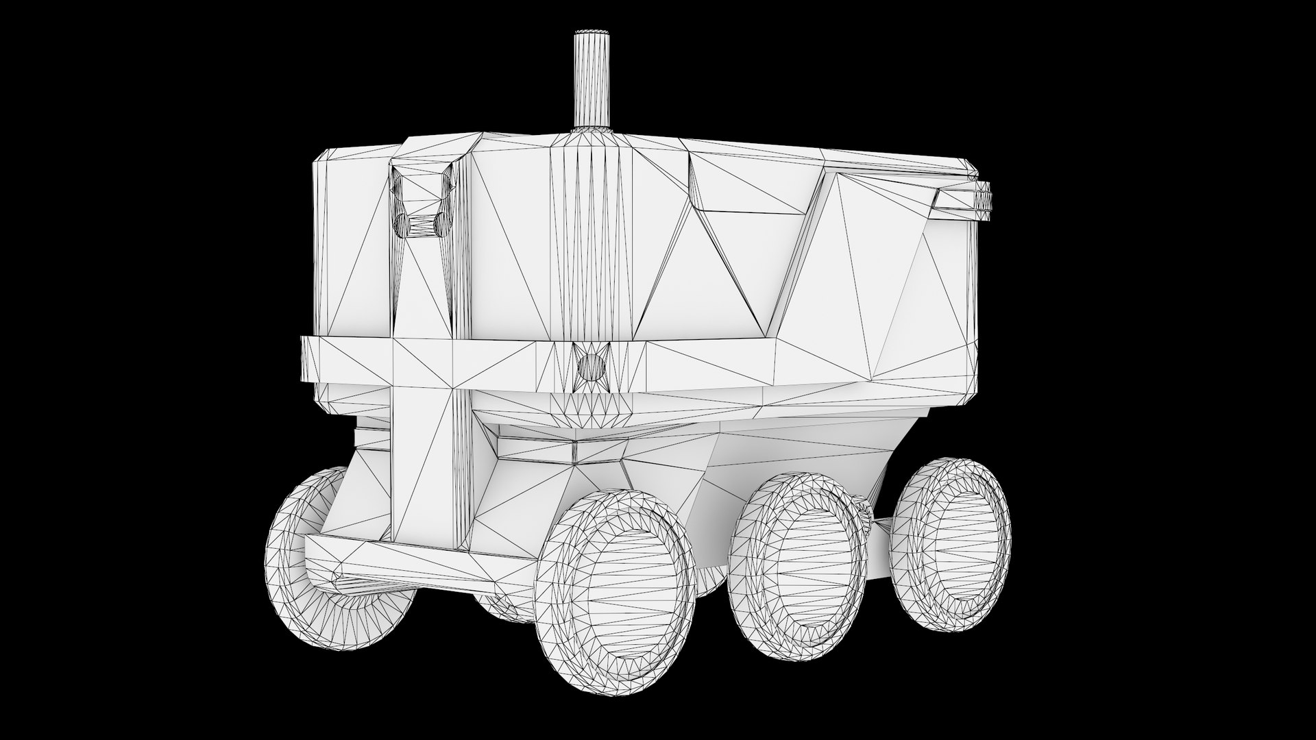 Delivery Courier Robot Low Poly PBR 3D Model - TurboSquid 2094522