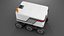 Delivery Courier Robot Low Poly PBR 3D model