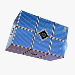 Booz Allen Brilliant Swarms satellite defense 3D model