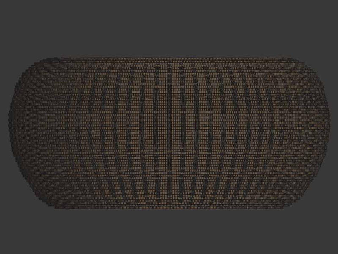 3d Model Rattan Pouf 3d Model Rattan Pouf