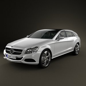 mercedes-benz shooting break 3d max
