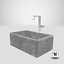 Sink Farmhouse Mixer Quadrodesign