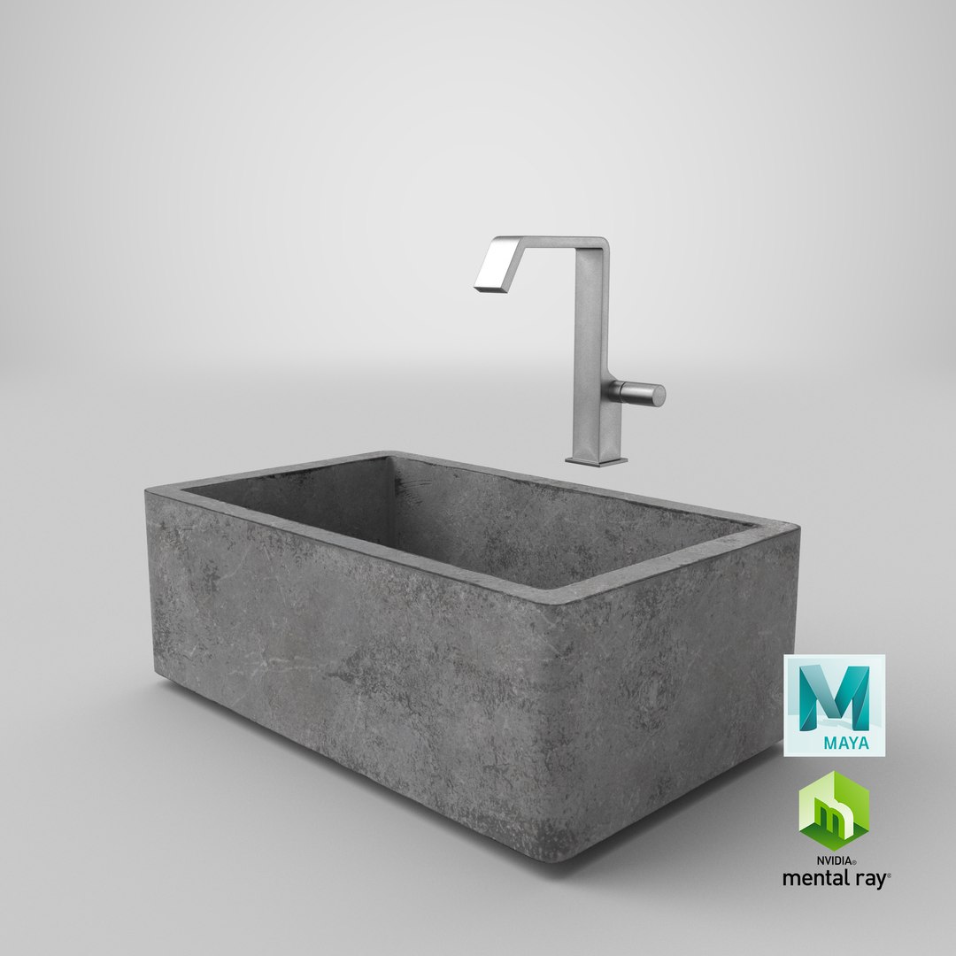 3D model realistic sink farmhouse mixer https://p.turbosquid.com/ts-thumb/zT/Nlb5hy/mm9qzn9s/stemcell_maya_mental_ray_render/png/1573150902/1920x1080/fit_q87/db971e379d131cbe14405ddd9415723e6817d82d/stemcell_maya_mental_ray_render.jpg