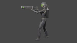 Futuristic Soldier 3D