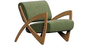 3D Prada chair - green model