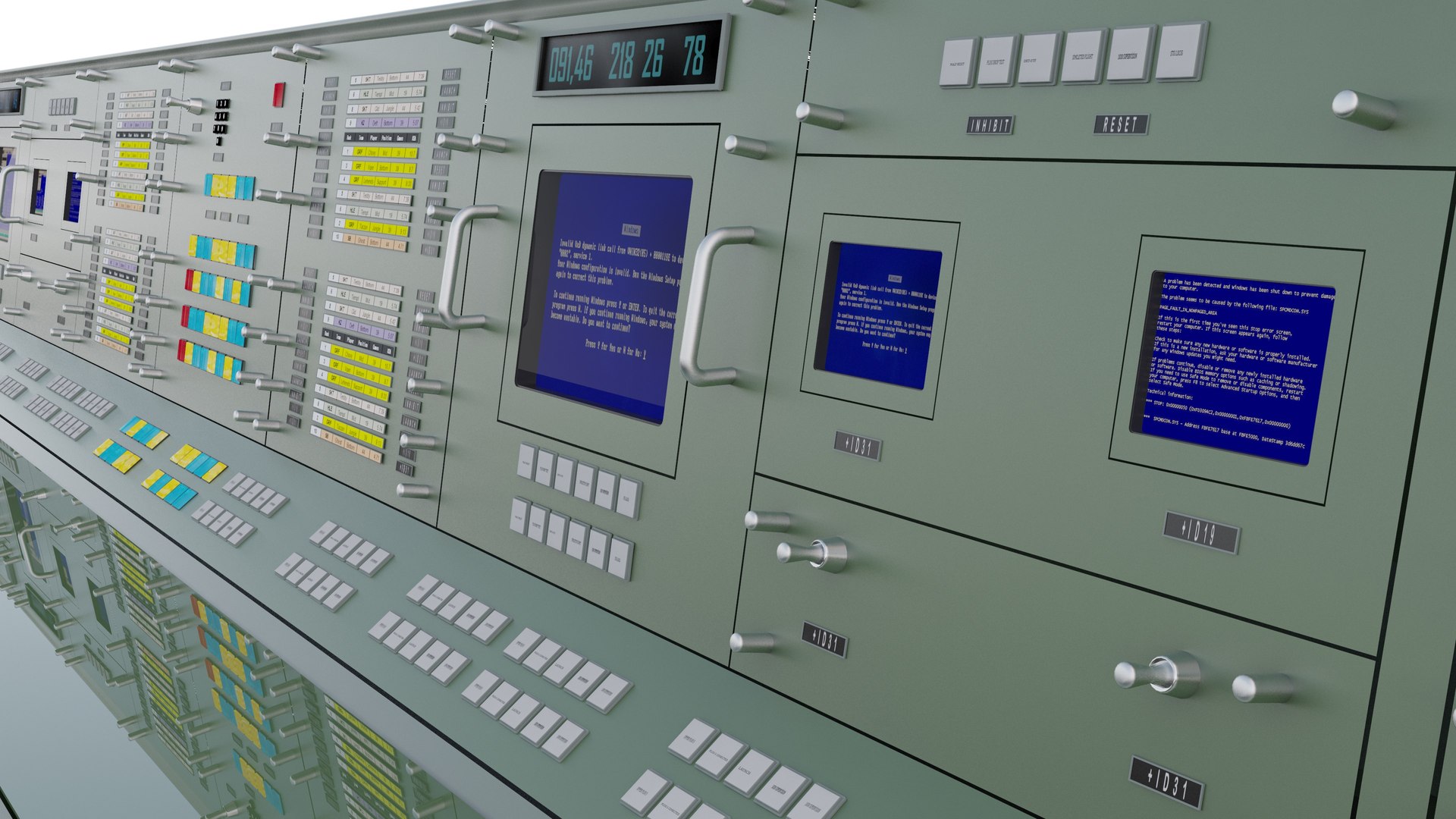 Mission Conrtol Panel 3D - TurboSquid 2044111