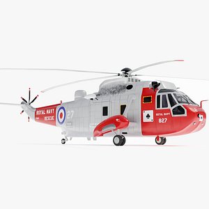 Royal Navy Sea King 3D model