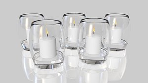 3D votive candles