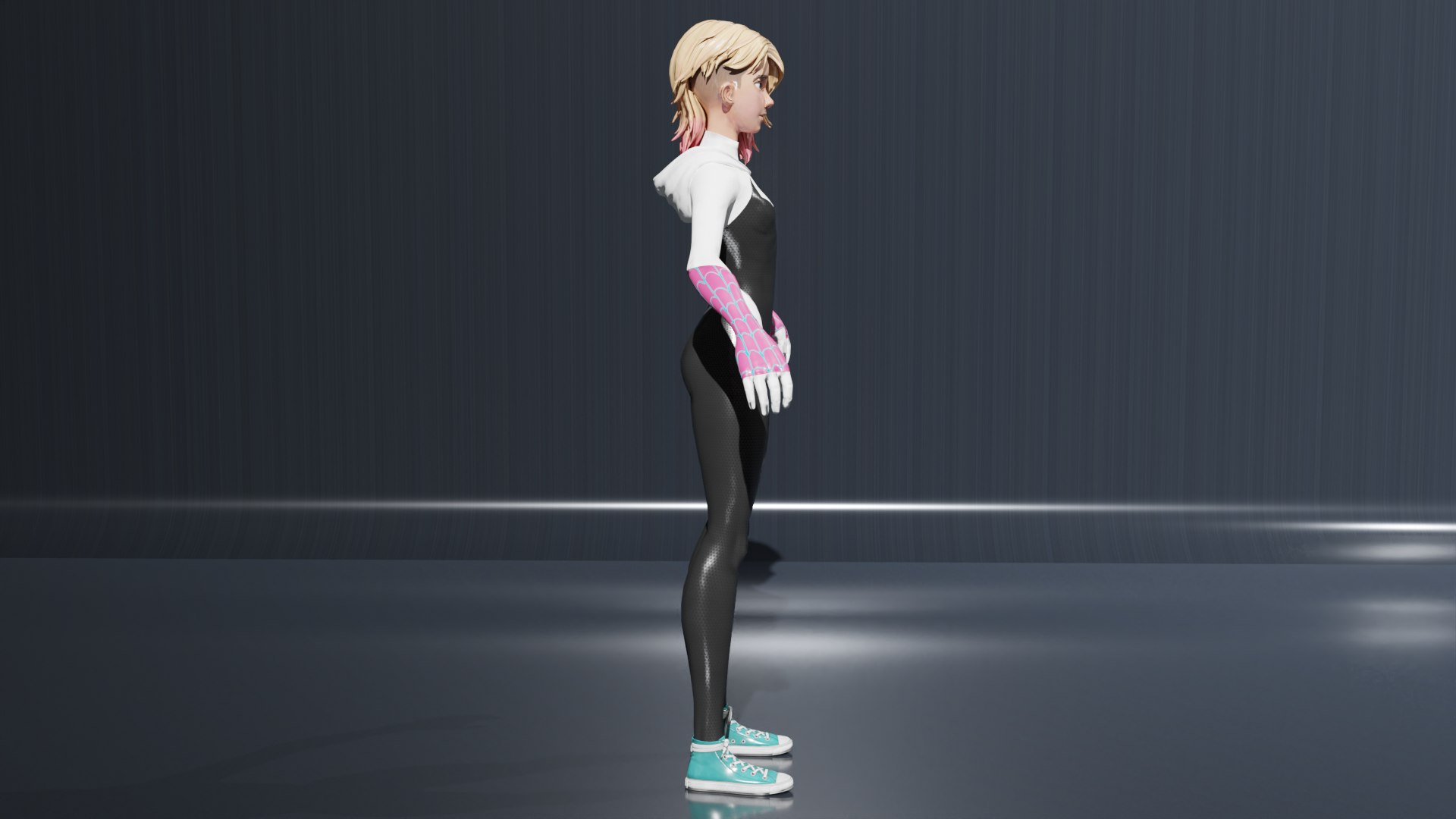 Spider Gwen low-poly 3D model https://p.turbosquid.com/ts-thumb/zT/XhJ7qk/Uh/20001/png/1791741842/1920x1080/fit_q87/330a3e2aed0b80903bac0db17646fa6399aa506b/20001.jpg