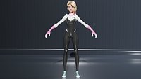 Spider Gwen low-poly