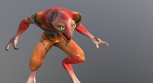 amphibian monsters 3D