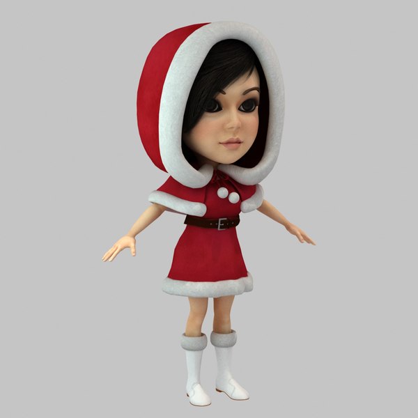 Santa Girl model