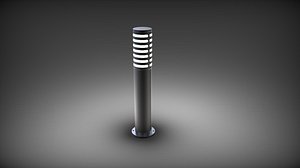 3d garden light model
