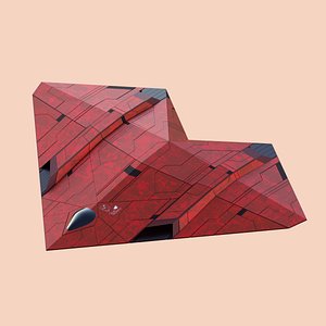 3D futuristic fighter