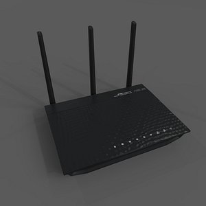 router asus rt-n66u 3D model