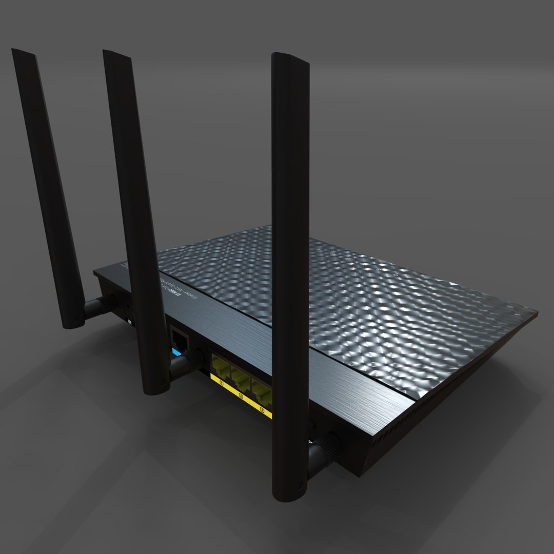 Router Asus Rt-n66u 3D Model - TurboSquid 1678563