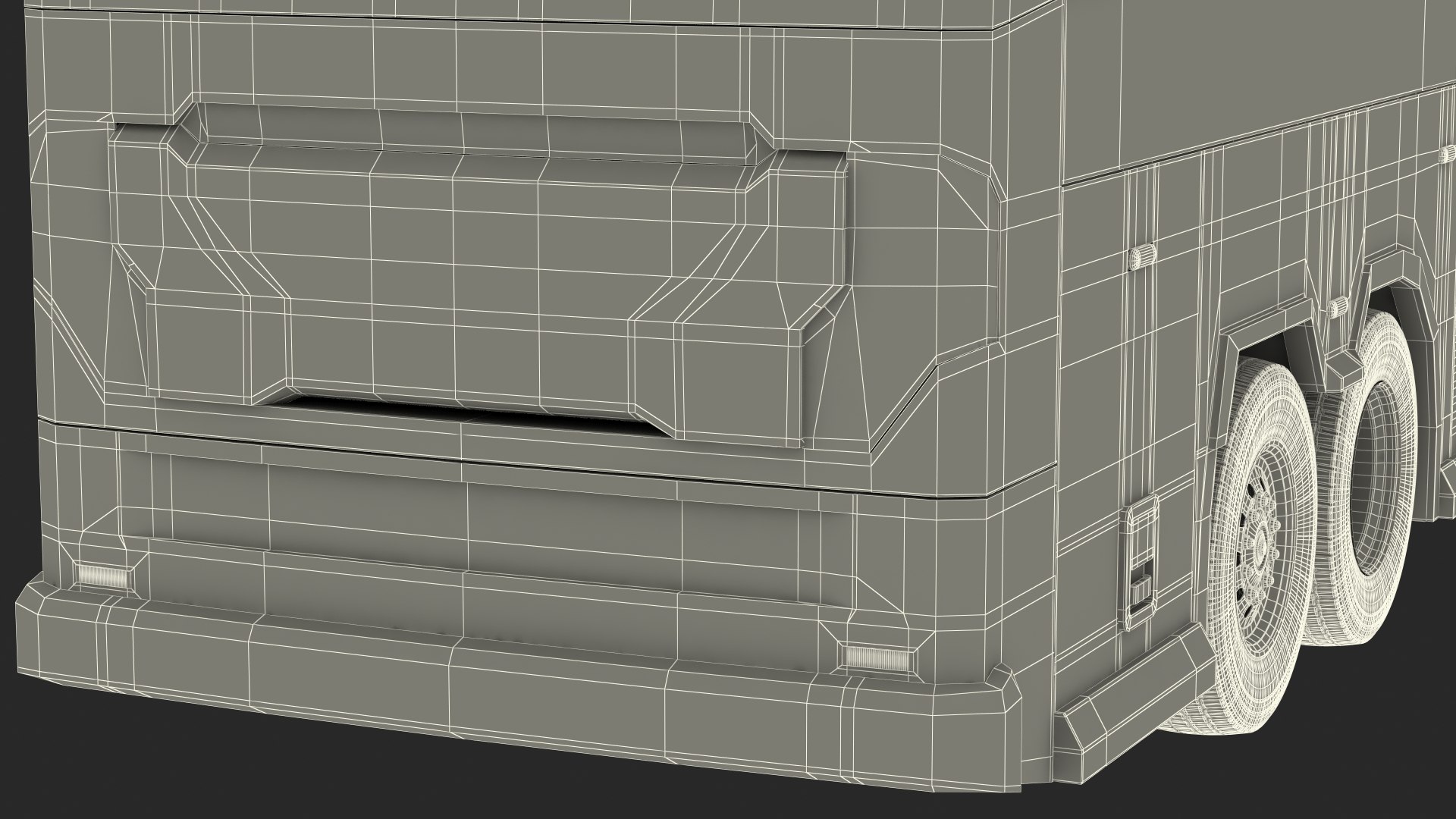 Charter Bus Exterior Only 3D Model - TurboSquid 1767108