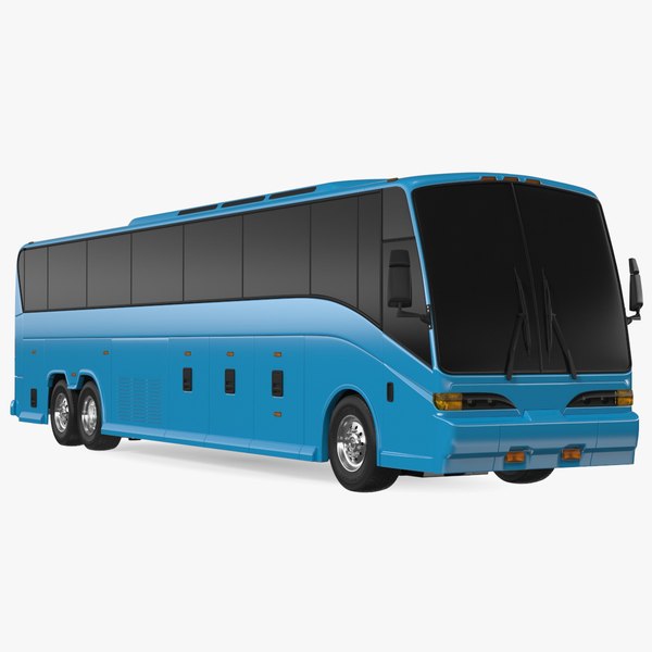 Charter Bus Exterior Only 3D model - TurboSquid 1767108