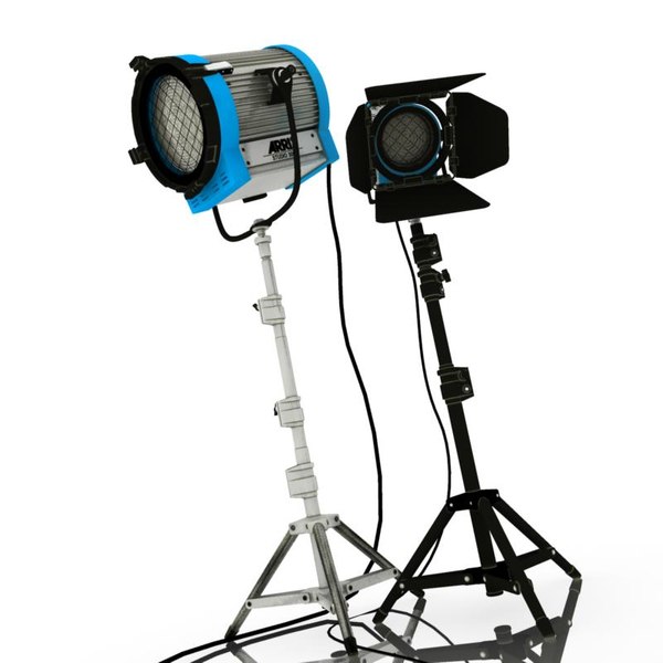 3ds max professional studio lights arri