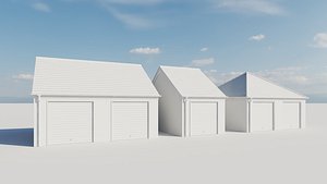 Cromwell lane house Garages 3D model