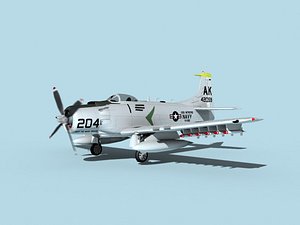 Douglas A-1H Skyraider V05 USN Intrepid