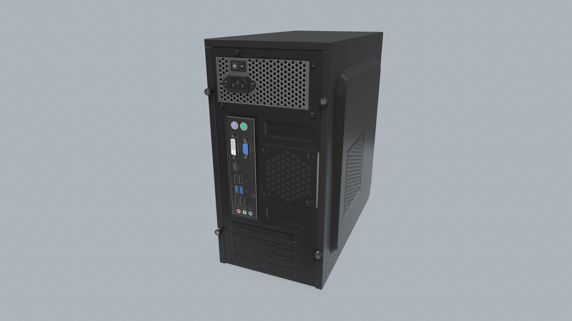 3D Computer Tower - TurboSquid 1850163