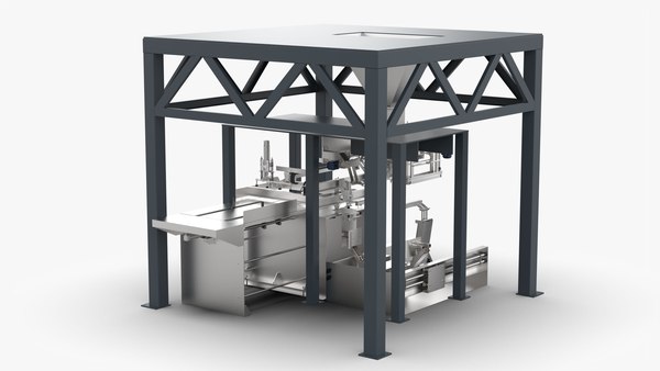 3D model Automatic Scale Bag Making Packaging Machine - TurboSquid 2015626