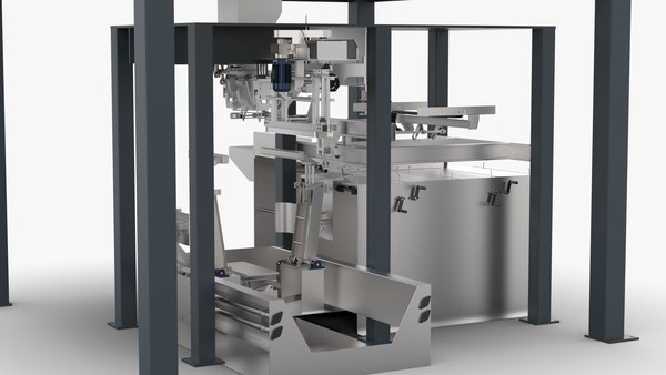 3D model Automatic Scale Bag Making Packaging Machine - TurboSquid 2015626