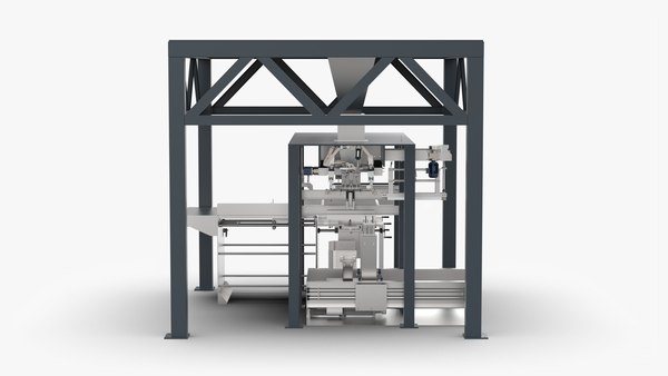 3D model Automatic Scale Bag Making Packaging Machine - TurboSquid 2015626