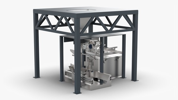 3D model Automatic Scale Bag Making Packaging Machine - TurboSquid 2015626