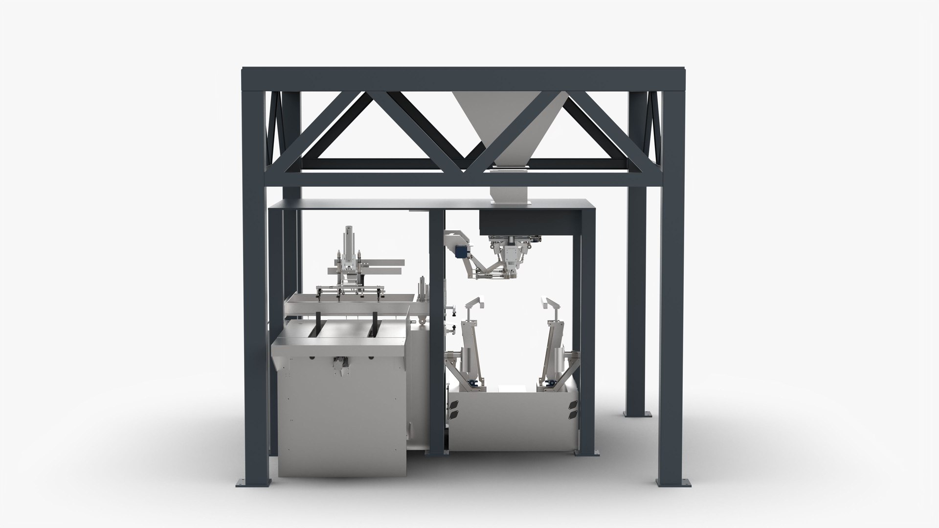 3D Model Automatic Scale Bag Making Packaging Machine - TurboSquid 2015626