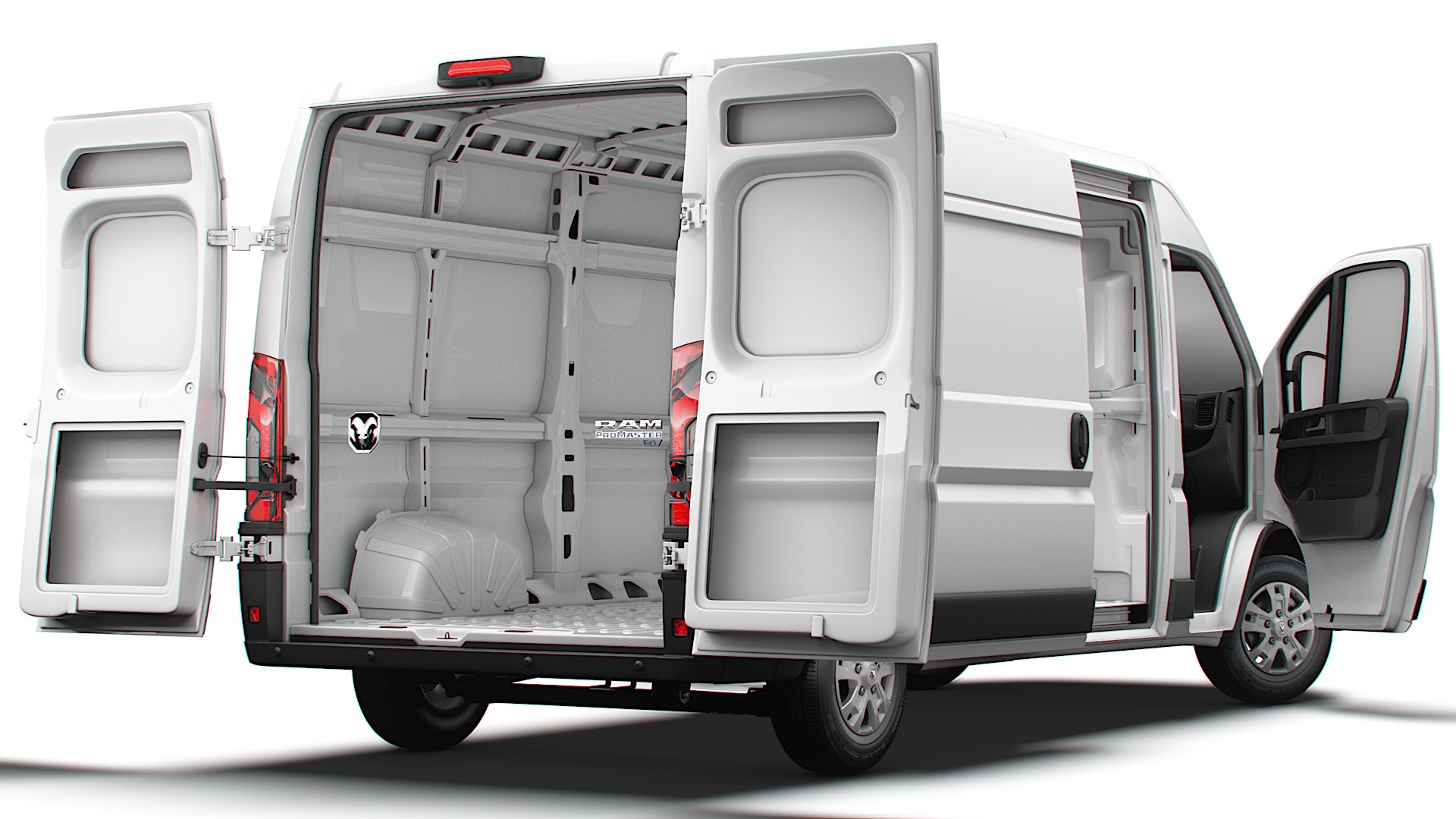 RAM Promaster E Van L3H2 HQ Interior 2025 3D Model - TurboSquid 2290562