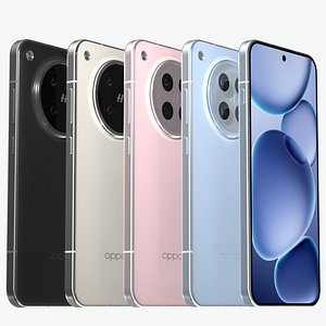 OPPO Find X8s All Colors 3D model