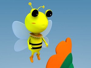 3d model cartoon bee