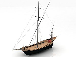 Corsair Ship 3D model