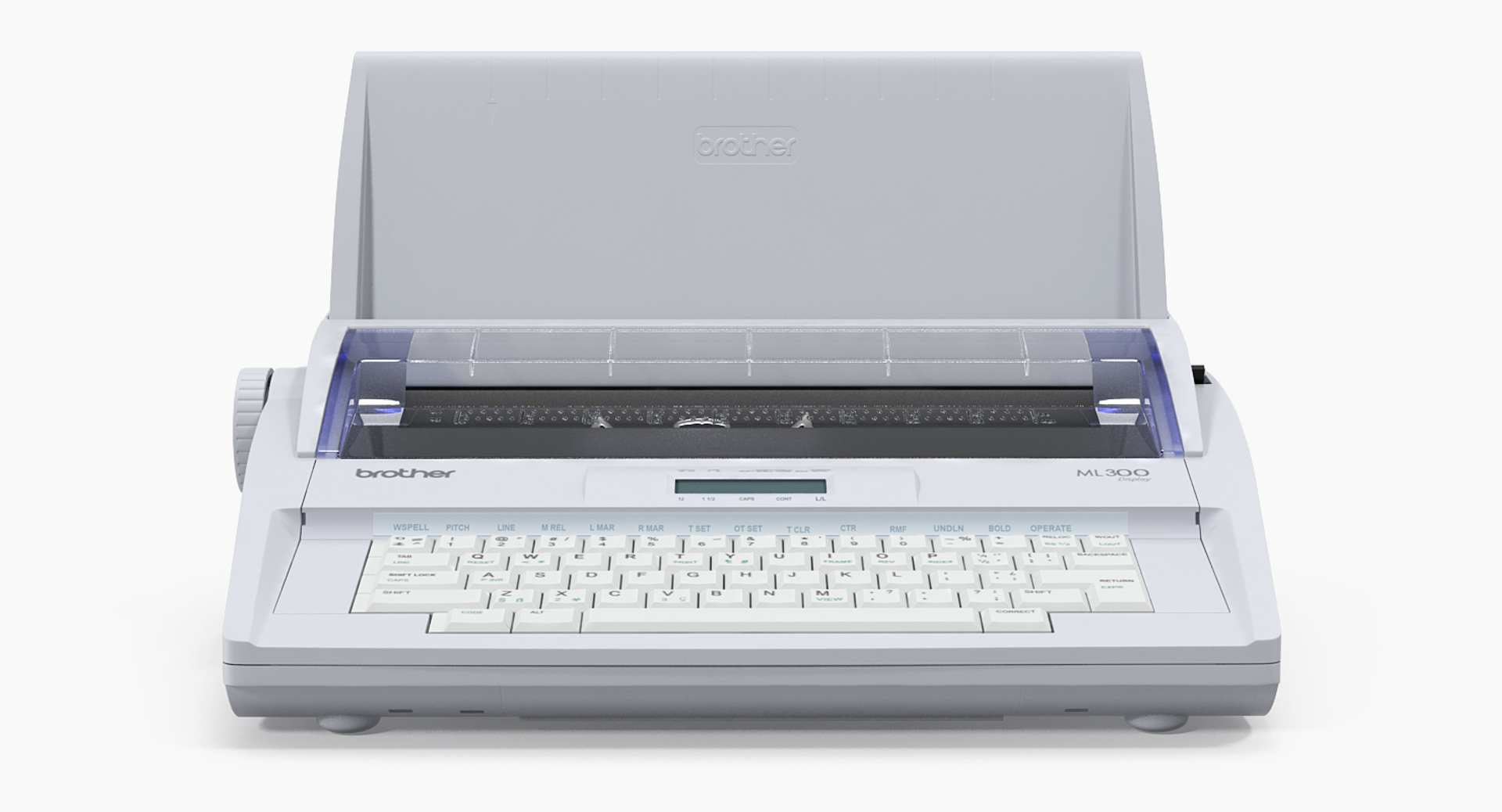 Electronic display typewriter brother 3D model TurboSquid 1210081