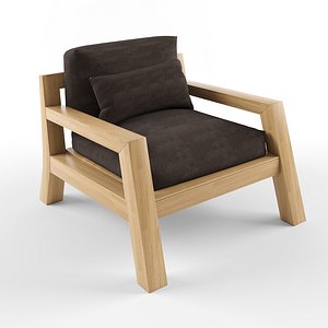 3D model harper sofa single seater