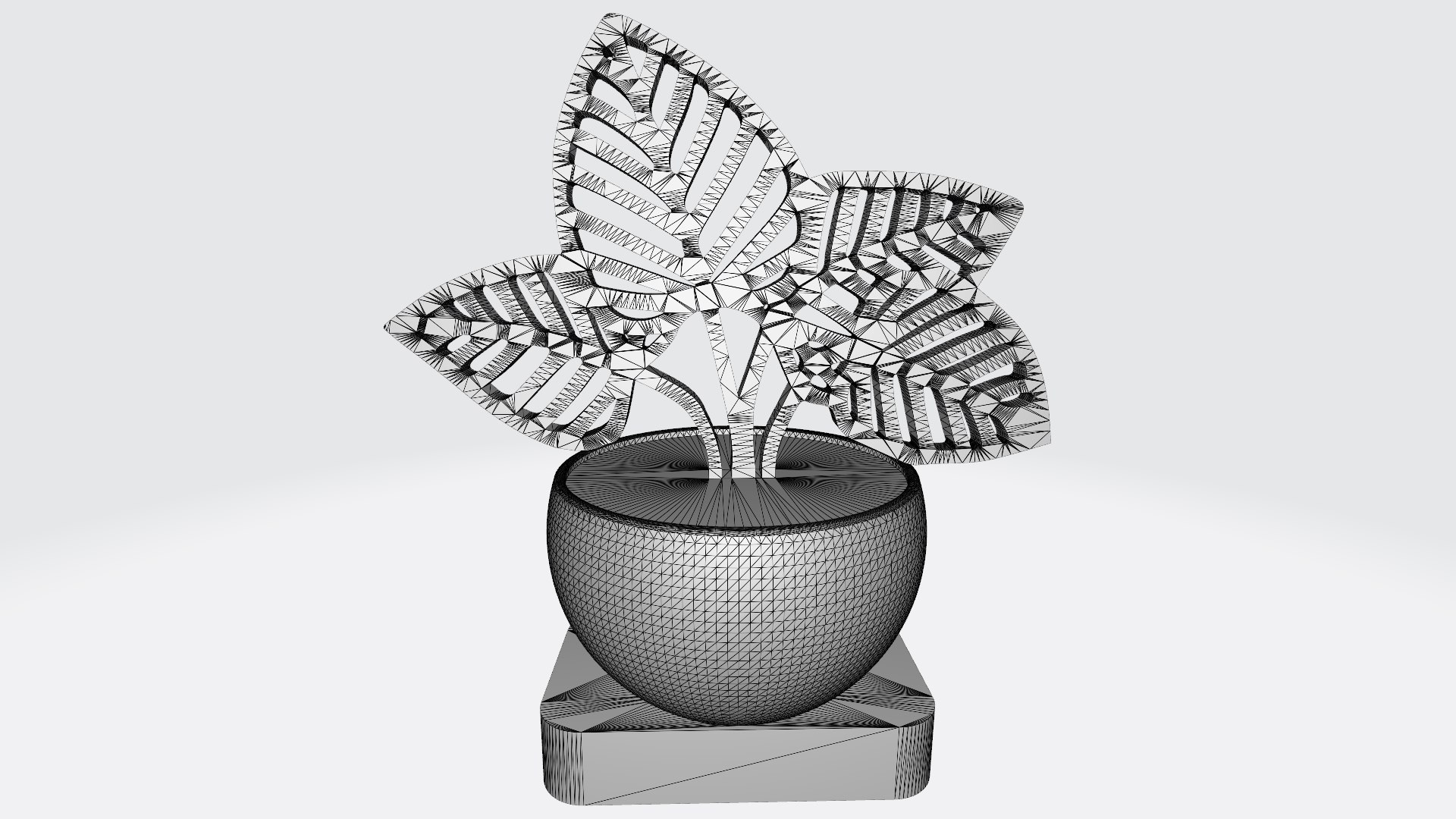 Decorative Plant 3D https://p.turbosquid.com/ts-thumb/zU/Ae4fLj/qz/wireframe/jpg/1746813943/1920x1080/fit_q87/b9e5213e9806fcd6118a0335f2950bb58afd334c/wireframe.jpg