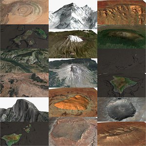 17 Landscapes Megapack 3D model