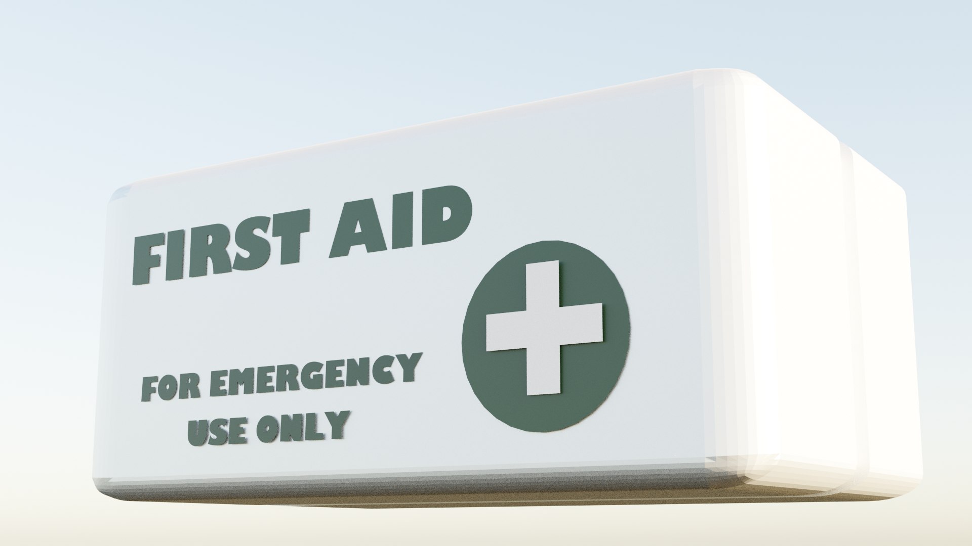 3D Low Poly Vault First Aid Kit Fallout Game Ready Model - TurboSquid ...
