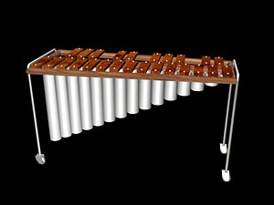 xilofone chinese 3d model