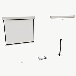 Projector and Screen model