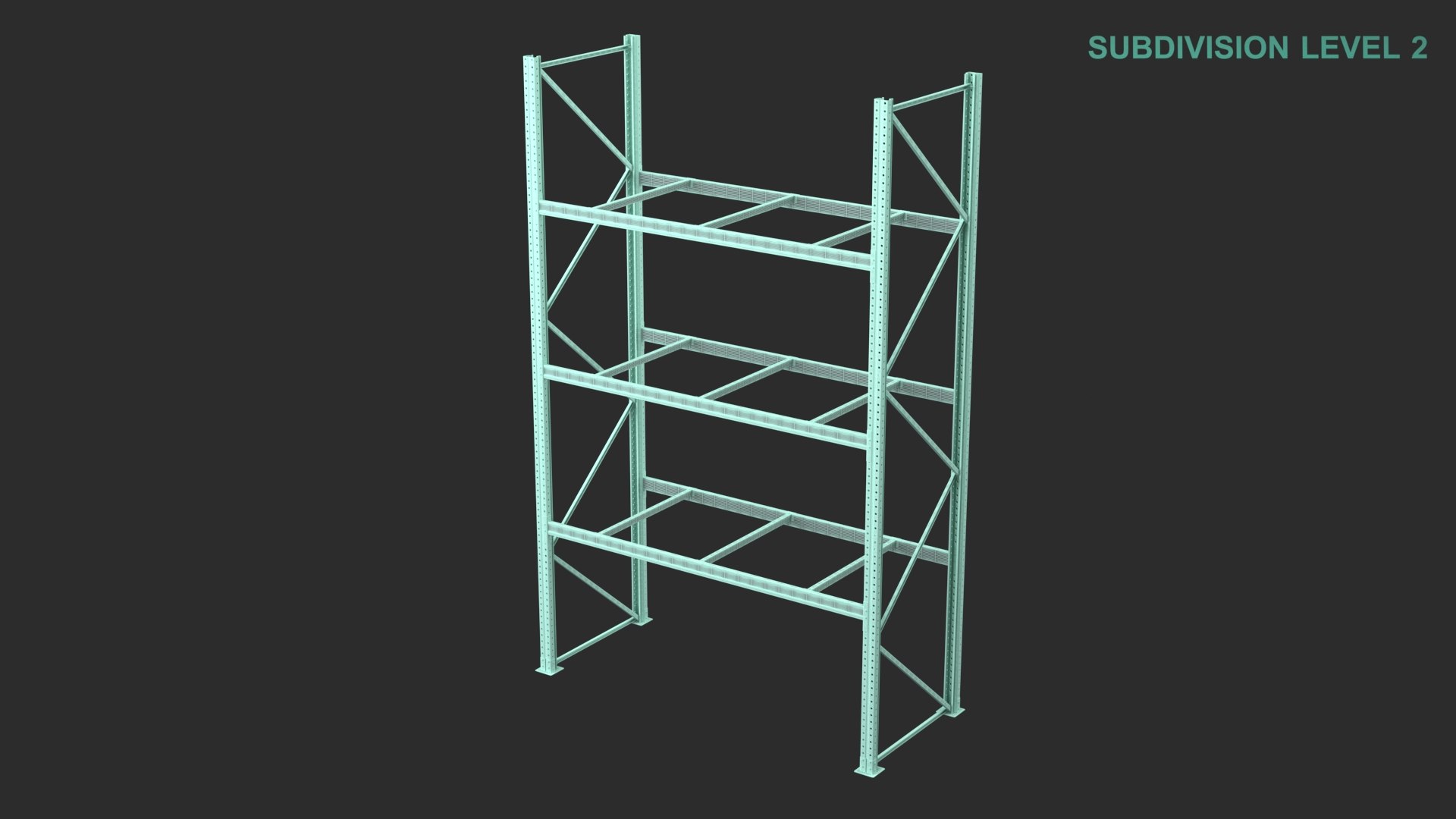 Warehouse Shelf 3D model https://p.turbosquid.com/ts-thumb/zU/IxNG59/Ar/wireframe0001/jpg/1668775044/1920x1080/fit_q87/3f1e2d98eb1c6d56969aaa3d43fa4222d53ab25e/wireframe0001.jpg