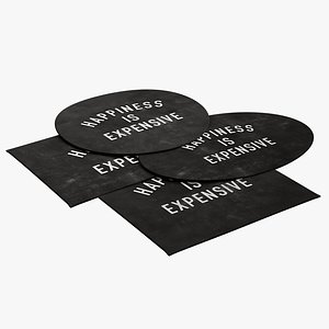 3D realistic happiness rugs model