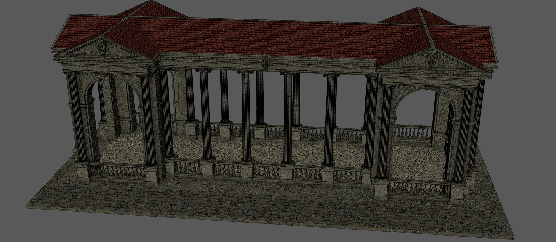 Greek Structure V5 3D Model - TurboSquid 1873937