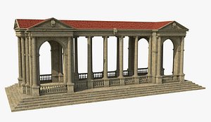 Greek Structure v5 3D model