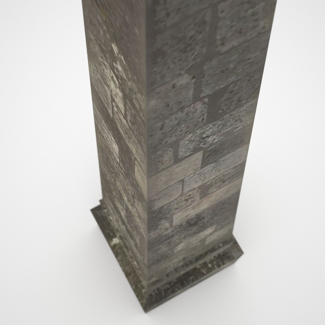 3ds max stone obelisk