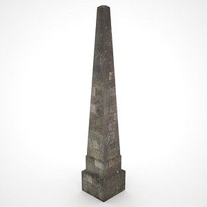 3ds max stone obelisk