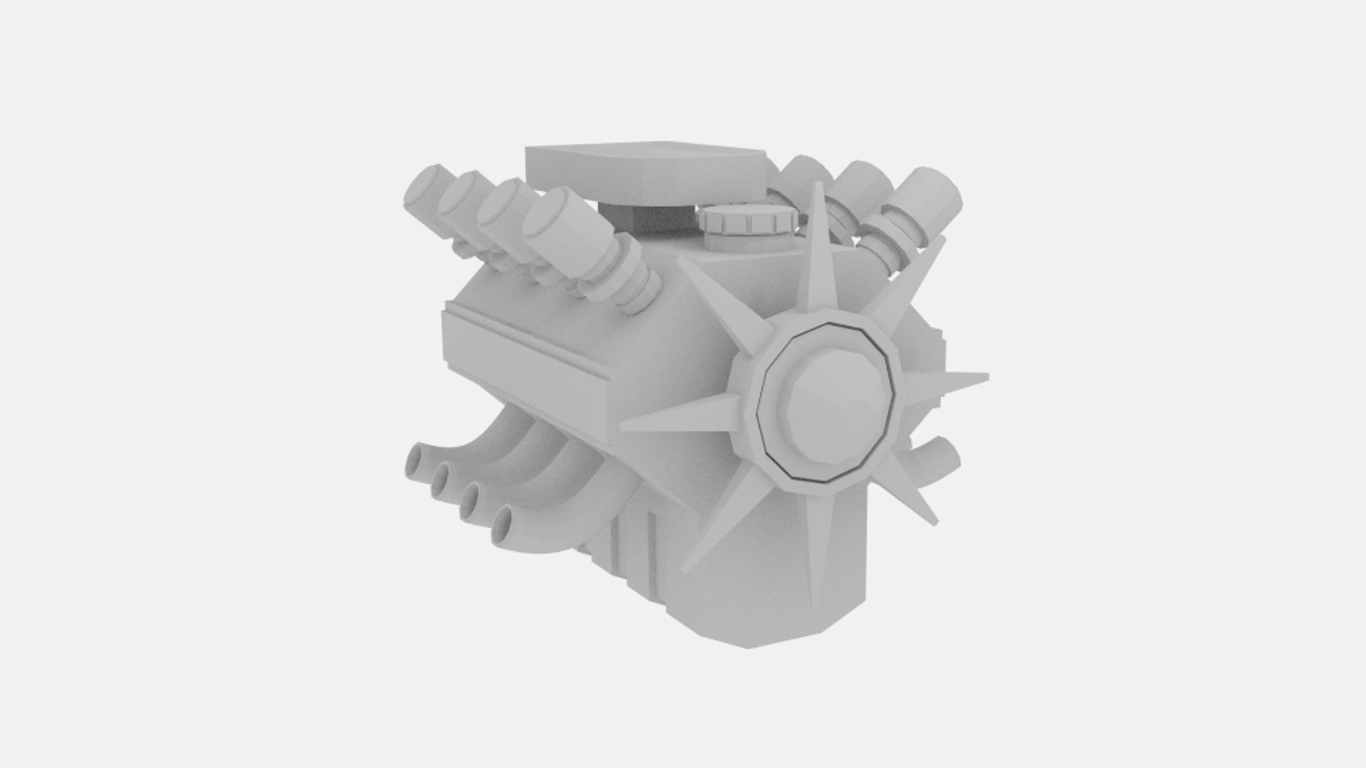 Engine Xd 3d Model