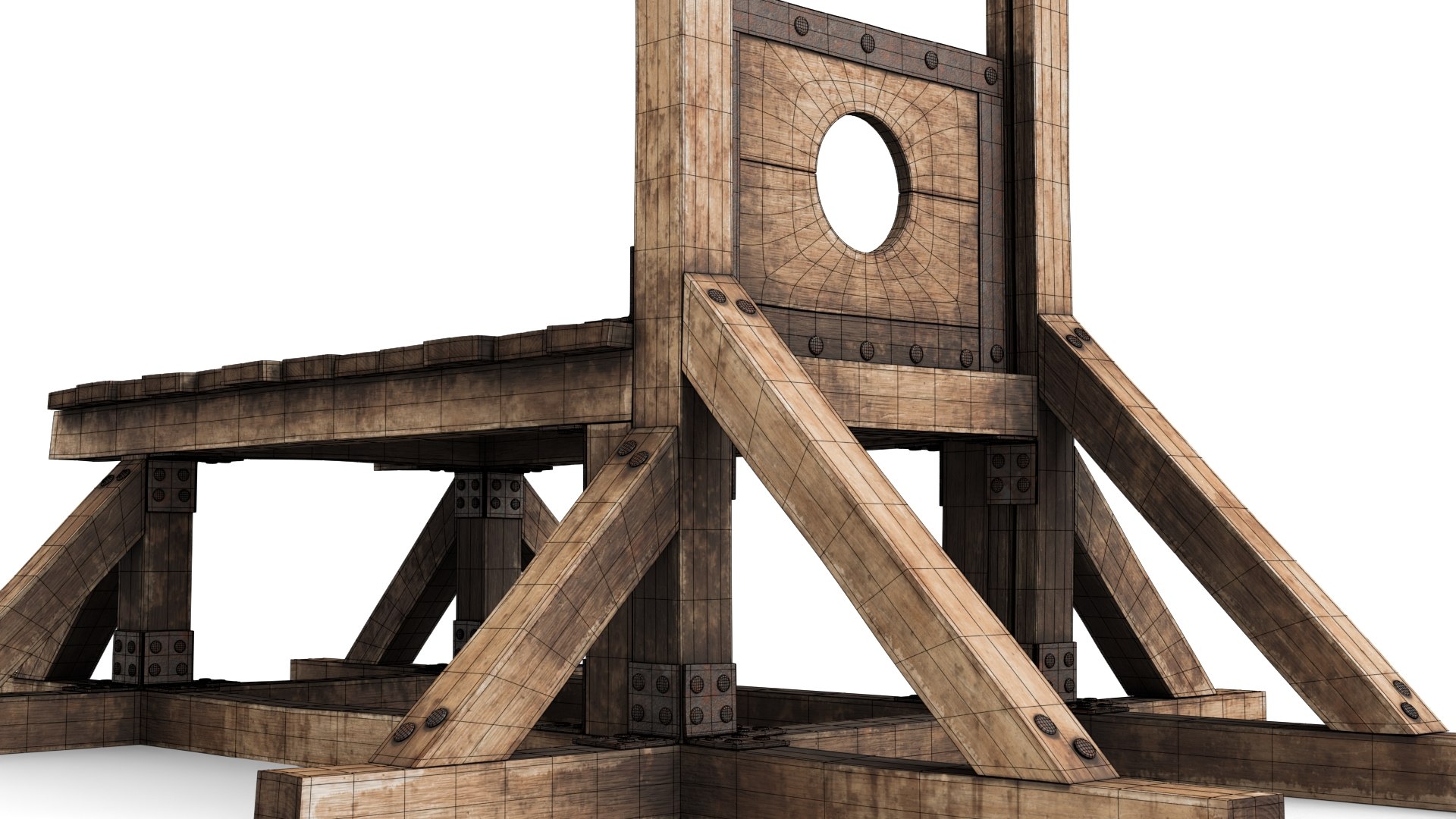 Guillotine for Execution 3D - TurboSquid 1791367